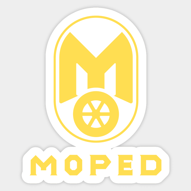 Moped M logo Sticker by GetThatCar